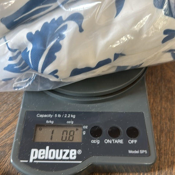 Lulus Bliss Seeker Blue and White Floral Print Ruffled Midi Dress NWT Medium - Picture 16 of 16